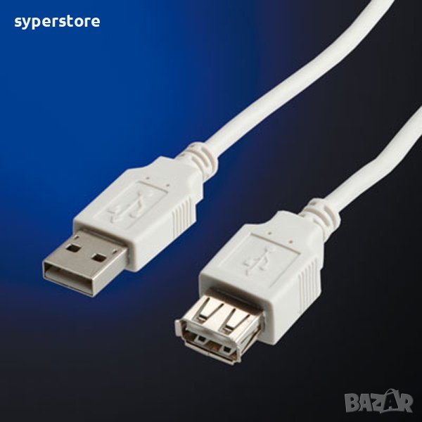Кабел удължител USB2.0 A-A M/F, 3m SS301017, снимка 1