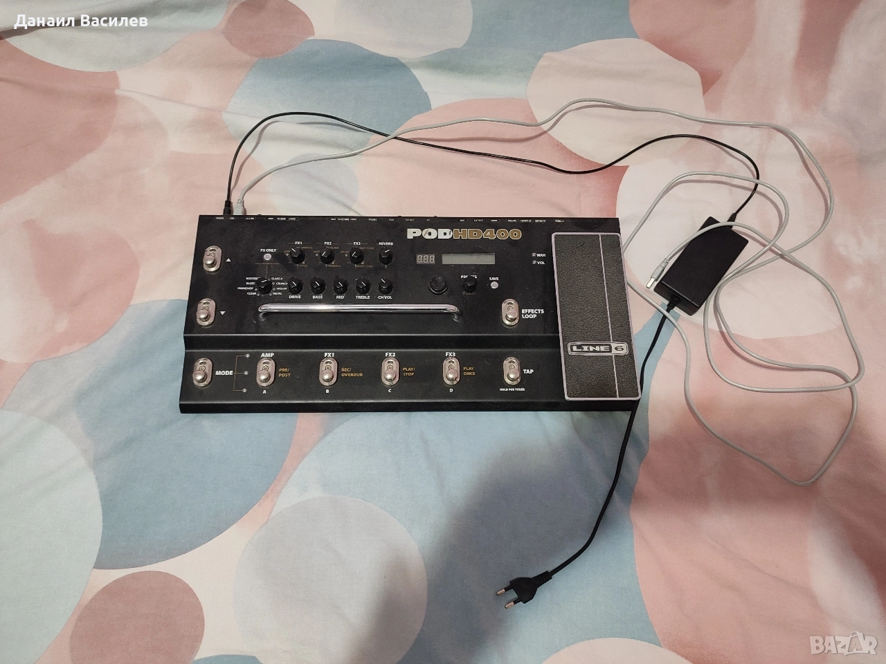 Line 6 POD HD400 – мултиефект/амп моделър за китара, снимка 1