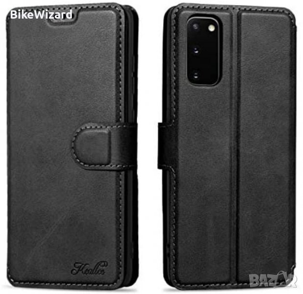 Keallce Съвместим за Samsung Galaxy S20 калъф -6,2 инча, черен НОВ, снимка 1