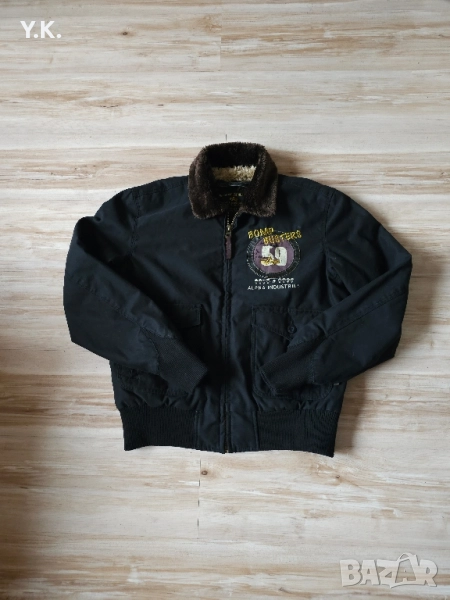 Оригинално мъжко бомбър яке Alpha Industries, снимка 1