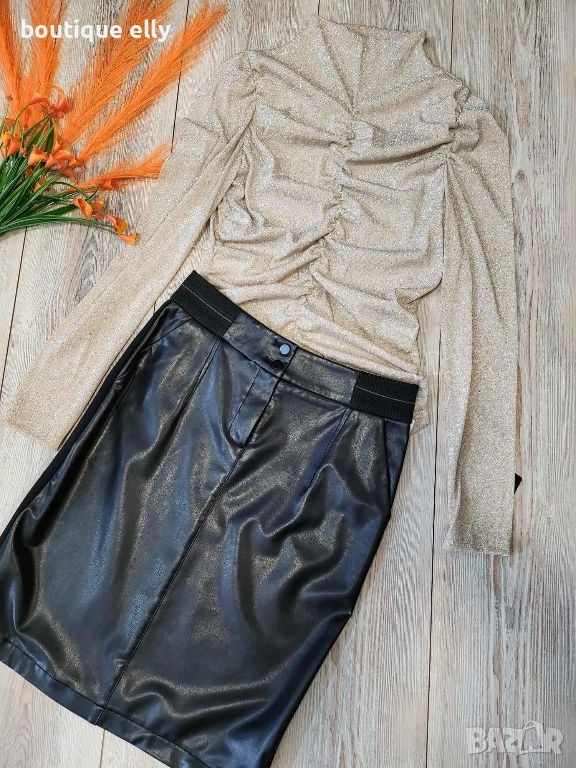 кожена пола, снимка 1