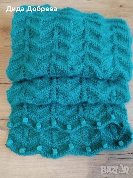 Дамски комплект шал и ръкавички., снимка 1