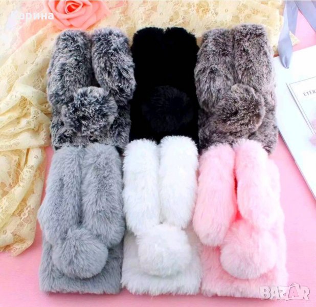 Плюшен кейс калъф гръб зайче Huawei , снимка 1