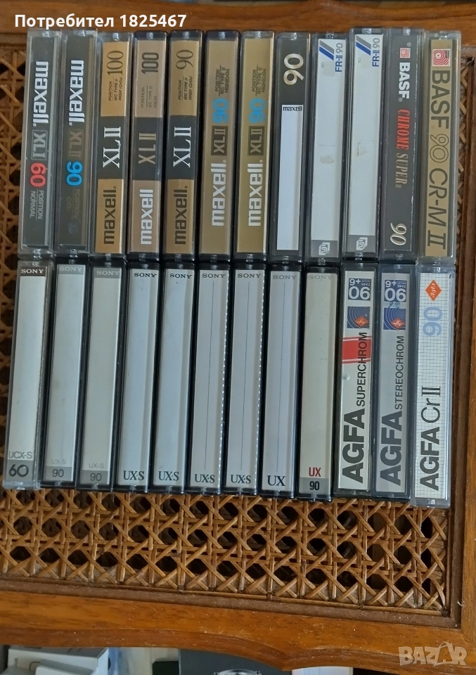 Лот 25 аудио касети хром SONY MAXELL AGFA BASF FUJI, снимка 1