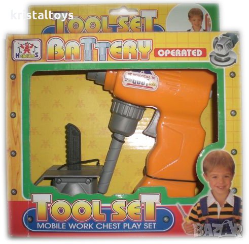 Детска играчка За малкия майстор Електрическа дрелка, снимка 1