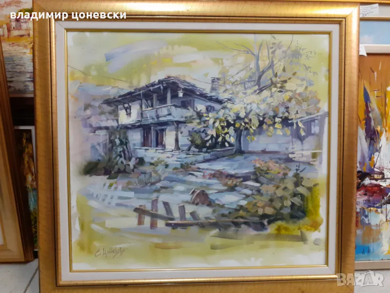 Маслена картина,масло на платно,живопис, снимка 1