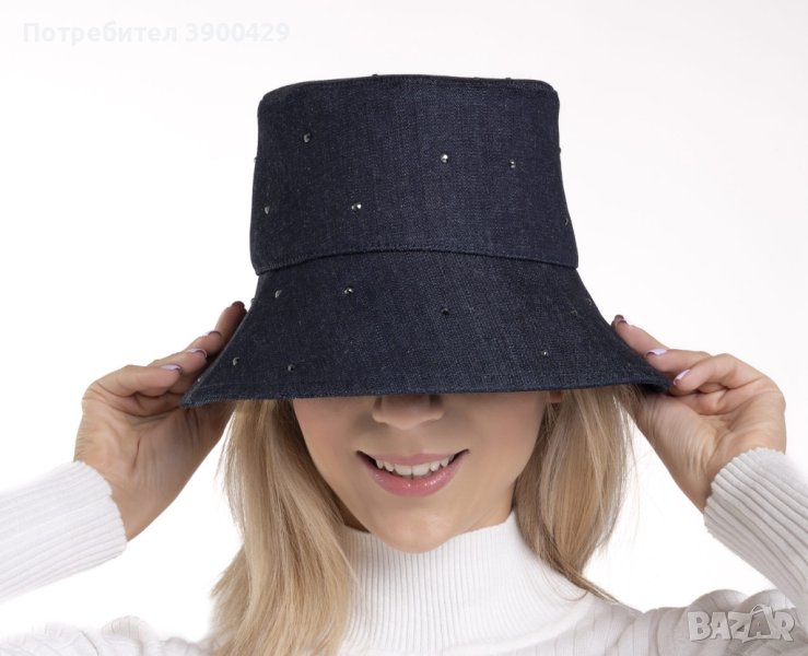 Зимна Дамска Шапка Glamorous Denim, снимка 1