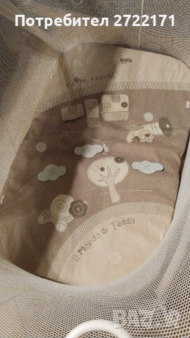 детска сгъваема кошара (легло), снимка 5 - Кошарки - 53457504