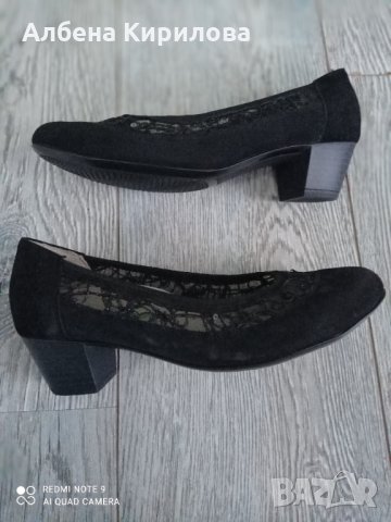 Немски естеств. ортопед. черни, 37н-р, с две стелки, снимка 9 - Дамски ежедневни обувки - 32550971