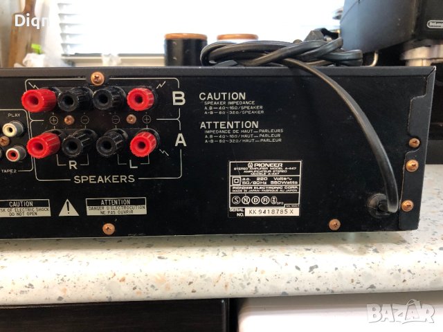 Pioneer A-447, снимка 13 - Ресийвъри, усилватели, смесителни пултове - 40683857