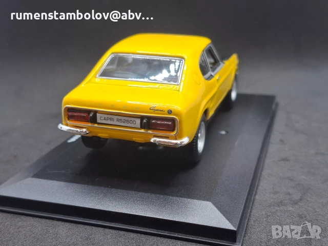 Bburago Ford Capri RS2600, 1:32, снимка 2 - Коли, камиони, мотори, писти - 52929063
