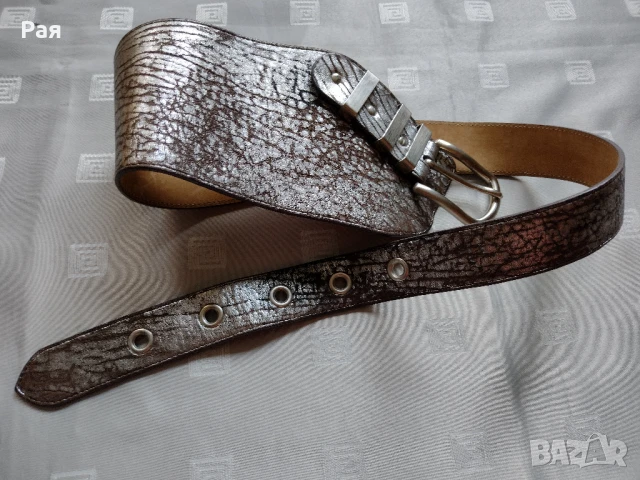 Кожен колан Jil Sander, снимка 5 - Колани - 50712495