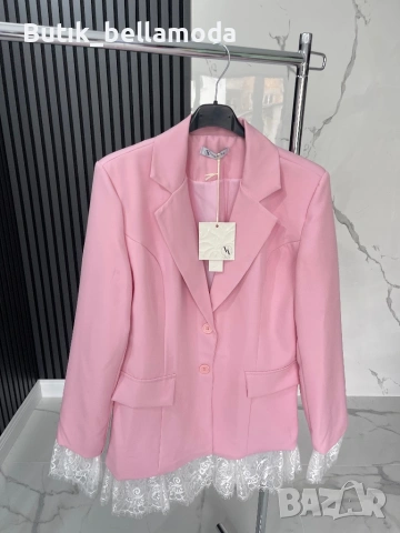 Стилно сако с дантела, снимка 9 - Сака - 53285397