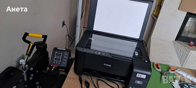 Сублимационен принтер със скенер + Гореща преса Vevor, снимка 6 - Друга електроника - 52396416