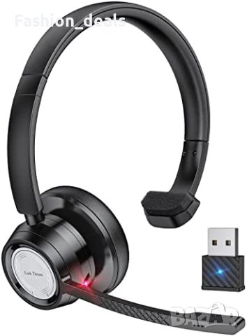 Нови Безжични слушалки с микрофон шумопотискане за обаждания работа , снимка 1 - Bluetooth слушалки - 40410759