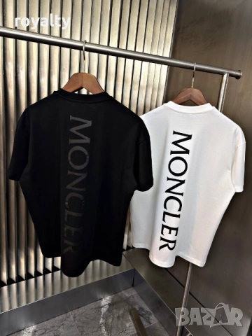 Moncler Нови Мъжки Тениски Два Цвята Монклер , снимка 2 - Тениски - 53510487