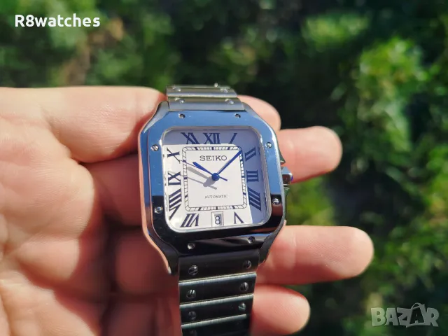 Seiko mod santos , снимка 8 - Мъжки - 49577190