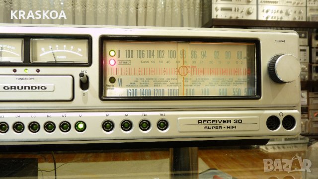 GRUNDIG RECEIVER 30 SUPER - HIFI, снимка 3 - Ресийвъри, усилватели, смесителни пултове - 32813896