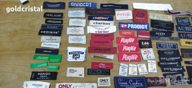 текстилни емблеми за дрехи различни марки , снимка 17 - Други - 28290800