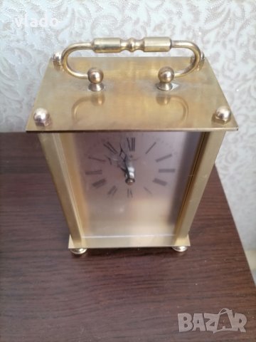 Месингов немски настолен часовник , снимка 2 - Декорация за дома - 32952782
