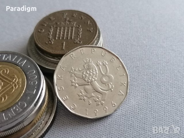 Монета - Чехия - 2 крони | 1996г., снимка 2 - Нумизматика и бонистика - 40377431