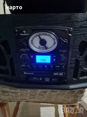 аудио система auna грамофон, снимка 2 - Аудиосистеми - 53143440