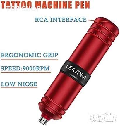 Нов Безжичен Тату професионален Комплект - Ротационен Молив + Аксесоари, снимка 3 - Тримери - 49321402