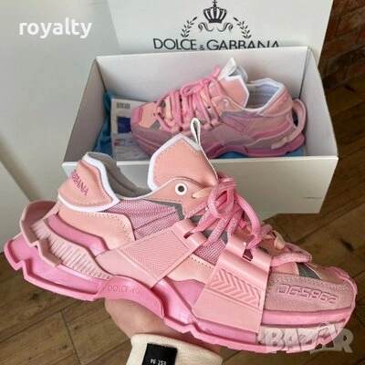 Dolce & Gabbana Розови Дамски Маратонки 36-40 Номер Най Висок Клас Реални Снимки , снимка 9 - Маратонки - 53054711