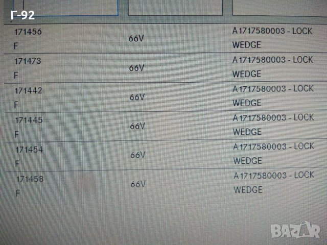 A1717580003**NEU**MERCEDES-BENZ** Насрещник за заключване на багажника **, снимка 6 - Части - 33538262