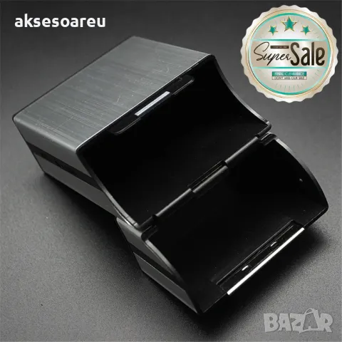 Качествена джобна кутия за стандартни цигари 80 мм. калъф от алуминиева сплав за пушачи за Подарък, снимка 11 - Табакери - 50227585