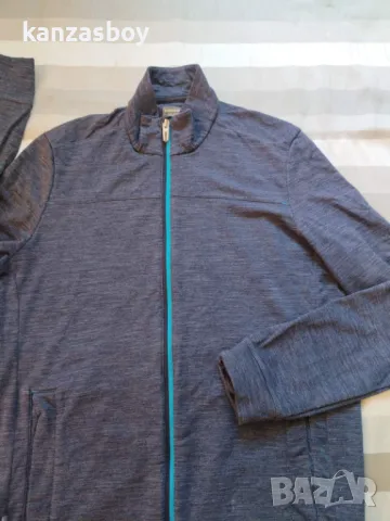 icebreaker Men's Descender Long Sleeve Zip Jacket - мъжко мерино горнище М, снимка 3 - Спортни дрехи, екипи - 48057657