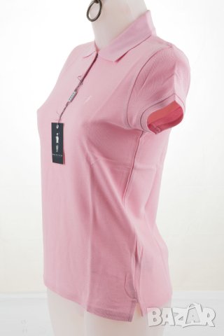 Дамска памучна блуза в розово Polo Club - S, снимка 4 - Блузи с дълъг ръкав и пуловери - 43114011