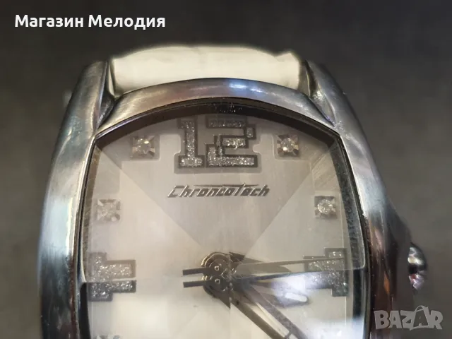 Луксозен ръчен дамски часовник Chronotech  В отлично техническо и визуално състояние., снимка 5 - Дамски - 47362228