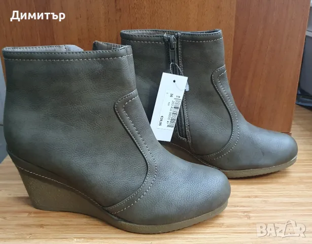 Дамски боти от Еко Кожа 36, снимка 13 - Дамски боти - 49049344
