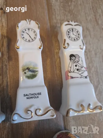 колекция мини порцеланови часовници, снимка 3 - Антикварни и старинни предмети - 48204414