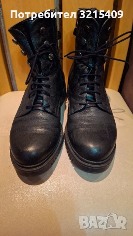 Daniele Bilardo италиански дамски зимни боти, ботуши естествена кожа , снимка 2 - Дамски боти - 52425719