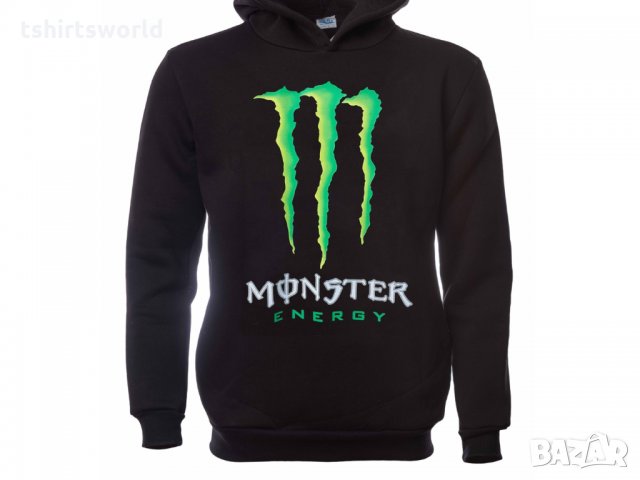 Нов мъжки суичър с трансферен печат MONSTER, снимка 7 - Суичъри - 30173230