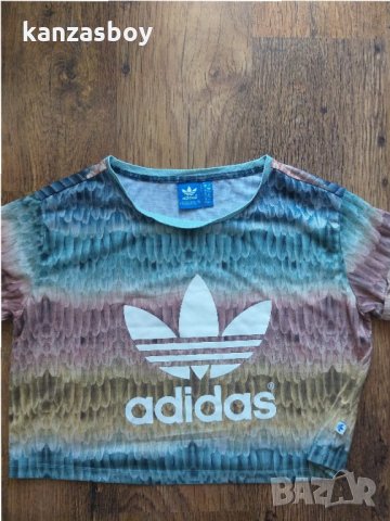Adidas Menire Cropped Logo,Multicolor - страхотна дамска тениска, снимка 9 - Тениски - 32831012