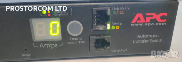 APC AP7721 ATS- 8A , гаранция, цената е с вкл.ДДС, снимка 4 - Друга електроника - 52431615