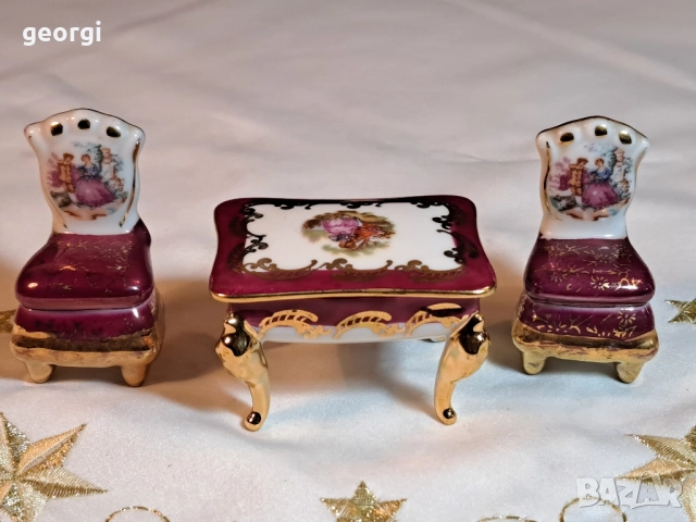 мини фигурки бижутерка Limoges столчета с маса 29/4, снимка 5 - Колекции - 52461528