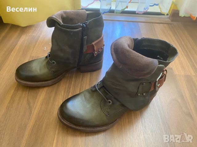 Боти естествена кожа Orange Label, снимка 6 - Дамски боти - 51062899