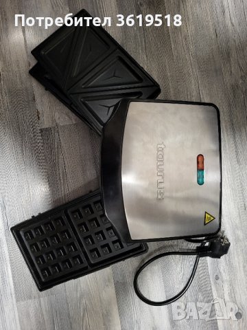 тостер за санвичи 3в1, снимка 3 - Тостери - 43644347