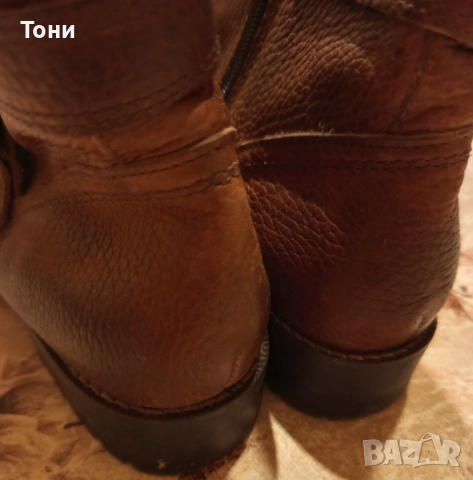 Нови Дамски Зимни Боти Изцяло от Естествена Кожа 38 , снимка 16 - Дамски боти - 52684338