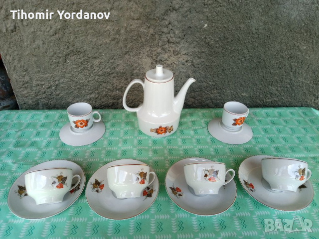 Порцелан Бг,кана, чаши., снимка 18 - Сервизи - 36387610