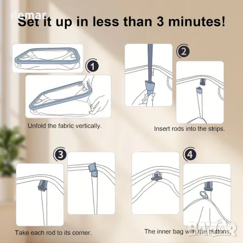 lulalula Кофа за рециклиране за кухня 140 л с капак и 2 подвижни вътрешни торби, черна, снимка 3 - Други стоки за дома - 50255628