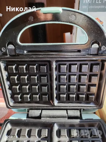 Машина за сандвичи 3 в 1 Silvercrest SSMW 750 D2, снимка 8 - Тостери - 49274172