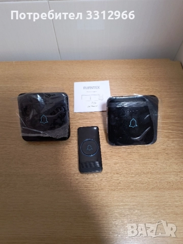 AVANTEK Безжичен звънец, D-3B Водоустойчив звънец за врата