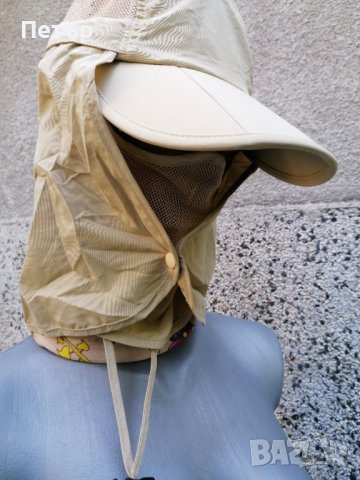 Продавам нова лека бързосъхнеща шапка със сгъваема козирка и с покриване на врата и лицето , снимка 7 - Шапки - 37457367
