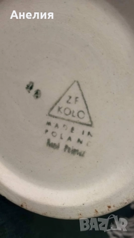 От Полша - комплект 3 керамични съда, снимка 6 - Чинии - 51602610