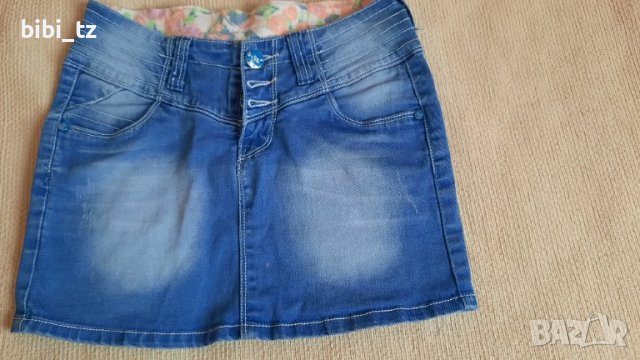 Дънкови поли, снимка 3 - Детски рокли и поли - 36684171